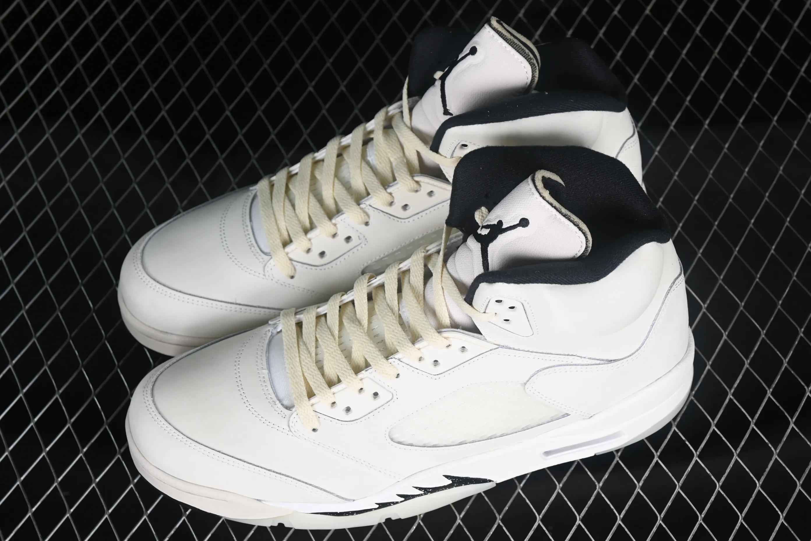 All categories Air Jordan Jordan series basketball shoes Air Jordan 5 Air Jordan 5 Retro "Sail" AJ5 Joe 5 luminous white FN7405-100